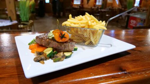 Innenansicht des Western Saloons