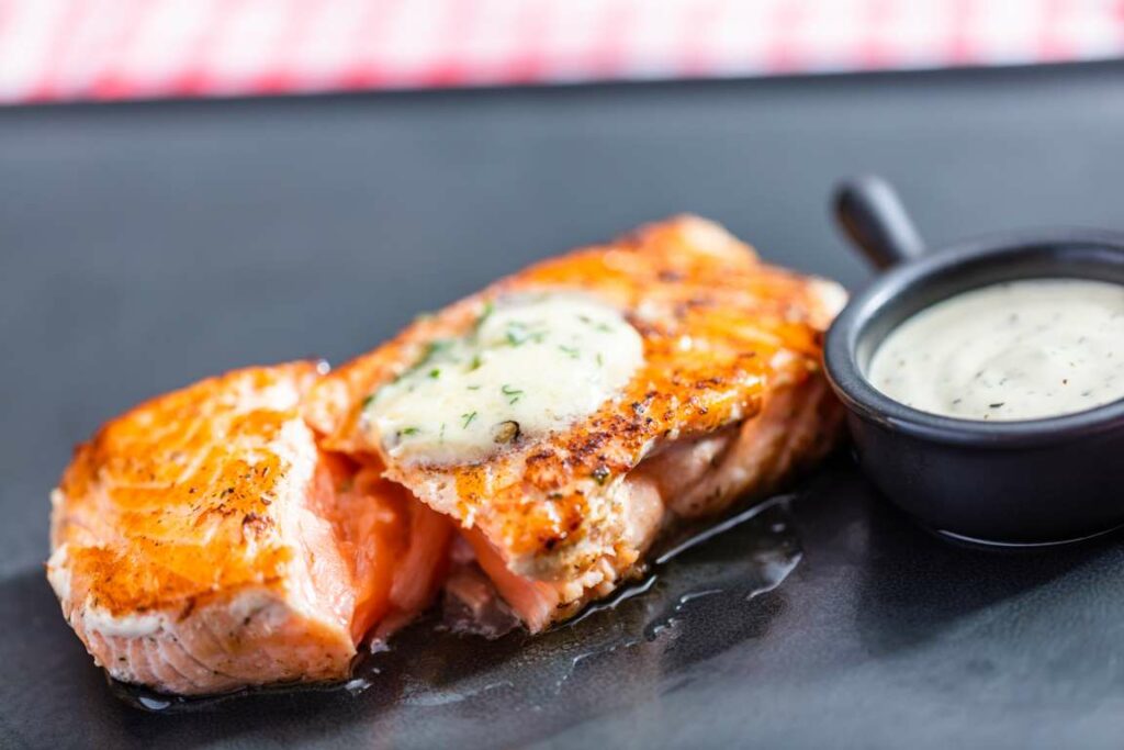Steak mit Dip